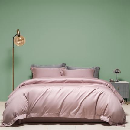 91家纺网 家纺一手货源 找家纺 （总）艾佳 2025新款50s长绒棉纯色单品被套