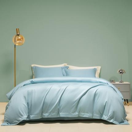 91家纺网 家纺一手货源 找家纺 （总）艾佳 2025新款50s长绒棉纯色单品被套