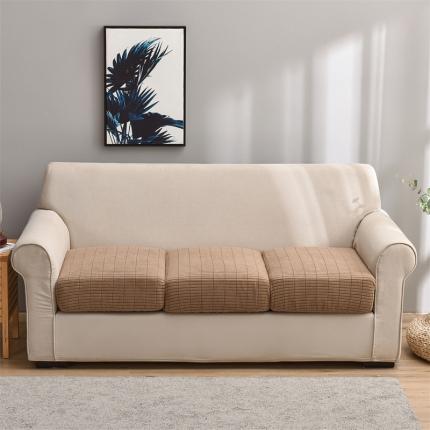 91家纺网 家纺一手货源 找家纺 （总）四季鹿 2023新款格格绒坐垫套单个组合