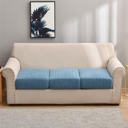 91家纺网 家纺一手货源 找家纺 （总）四季鹿 2023新款格格绒坐垫套单个组合