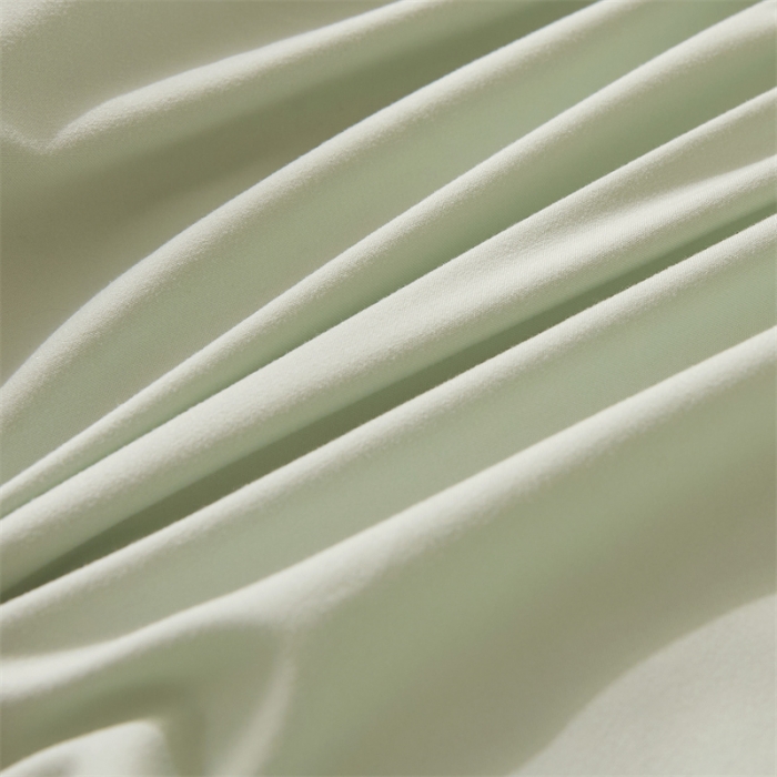 91家纺网 家纺一手货源 找家纺 雯豆家纺 2025春秋冬季新品加厚款A类夹棉床笠纯色床垫保护罩 方格款床笠-嫩绿