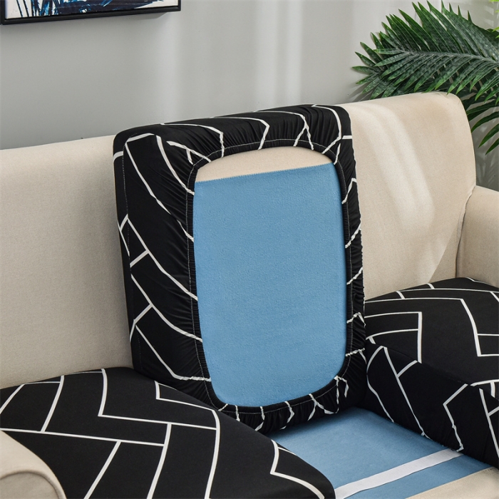 91家纺网 家纺一手货源 找家纺 （总）四季鹿 2023新款牛奶丝印花坐垫套单个沙发