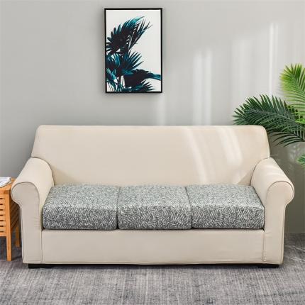 四季鹿 2023新款牛奶丝印花坐垫套单个沙发 毛线纹