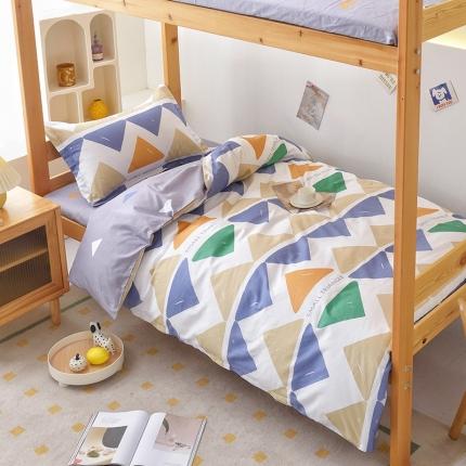 91家纺网 家纺一手货源 找家纺 （总）卡迪亚 2023新款学生单人全棉三件套