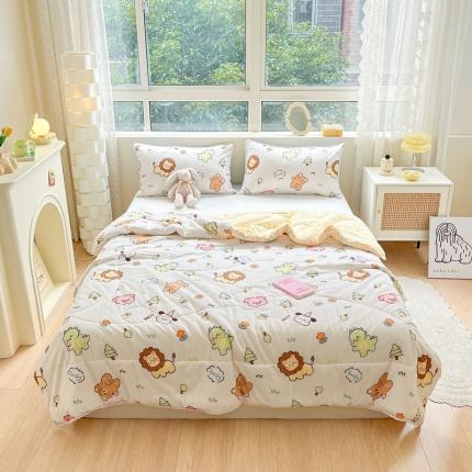 91家纺网 家纺一手货源 找家纺 （总）慕尚  2025新款满天星凉席夏被组合四件套