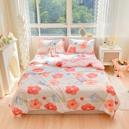 91家纺网 家纺一手货源 找家纺 （总）慕尚  2025新款满天星凉席夏被组合四件套