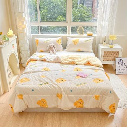 91家纺网 家纺一手货源 找家纺 （总）慕尚  2025新款满天星凉席夏被组合四件套