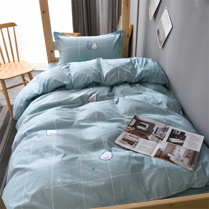 91家纺网 家纺一手货源 找家纺 （总）卡迪亚 2023新款学生单人全棉三件套