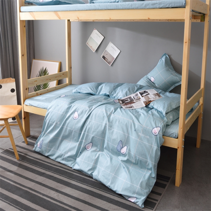 91家纺网 家纺一手货源 找家纺 （总）卡迪亚 2023新款学生单人全棉三件套