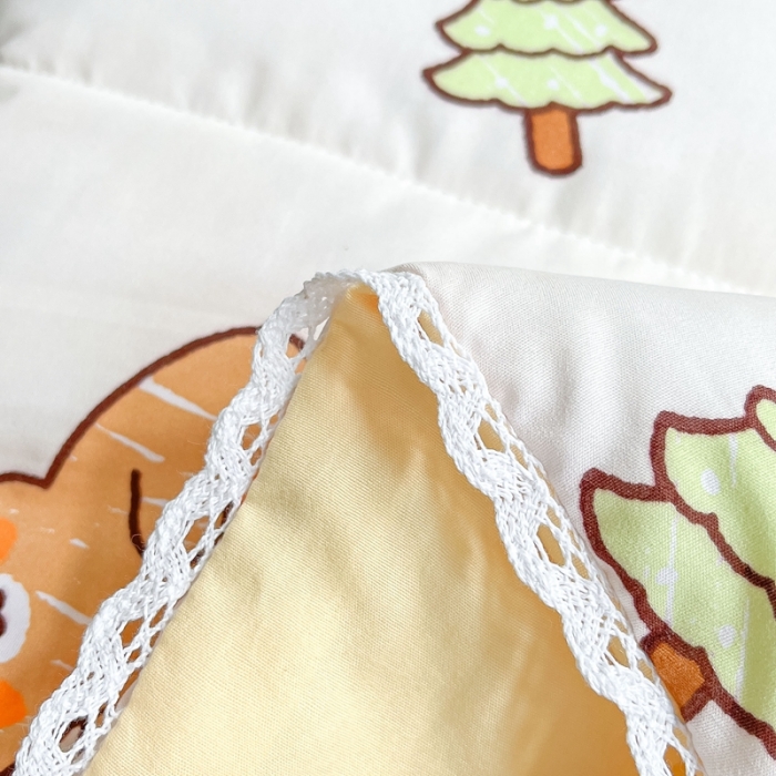 91家纺网 家纺一手货源 找家纺 慕尚  2025新款满天星凉席夏被组合四件套 动物城