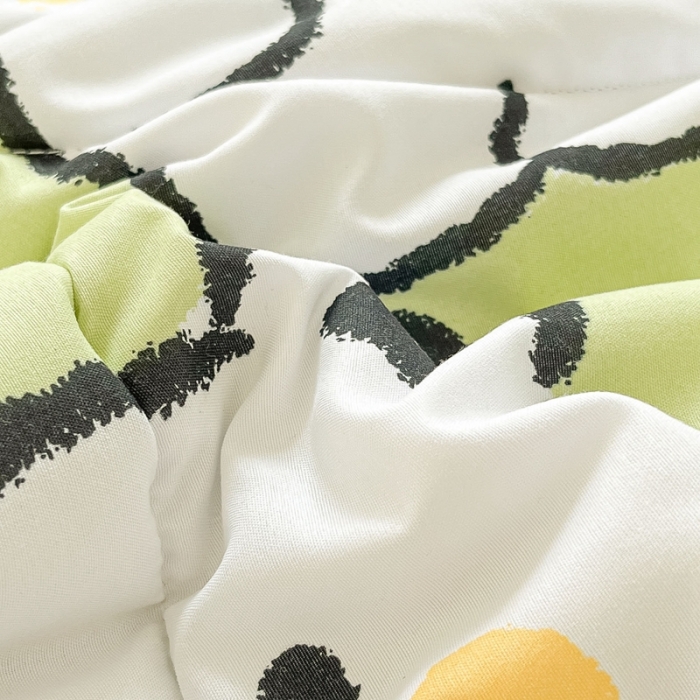 91家纺网 家纺一手货源 找家纺 慕尚  2025新款满天星凉席夏被组合四件套 微笑兔兔