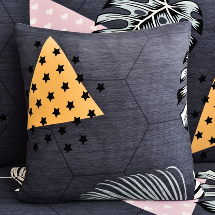 91家纺网 家纺一手货源 找家纺 四季鹿 2023新款牛奶丝组合沙发套 拾忆