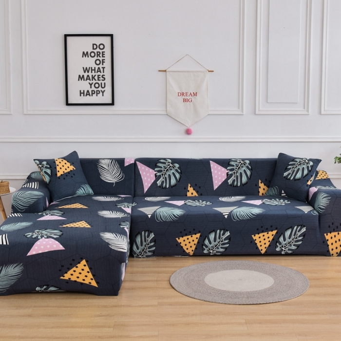 91家纺网 家纺一手货源 找家纺 四季鹿 2023新款牛奶丝组合沙发套 拾忆