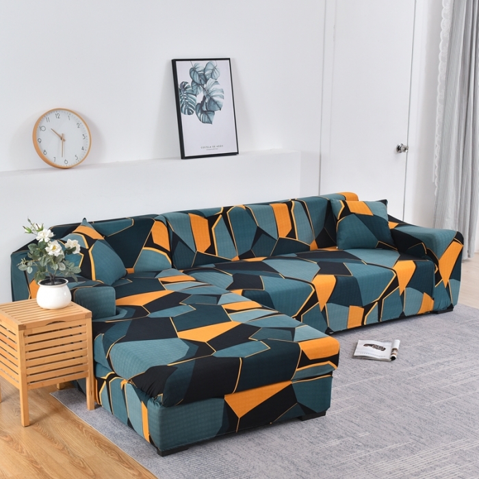 91家纺网 家纺一手货源 找家纺 四季鹿 2023新款牛奶丝组合沙发套 四维空间