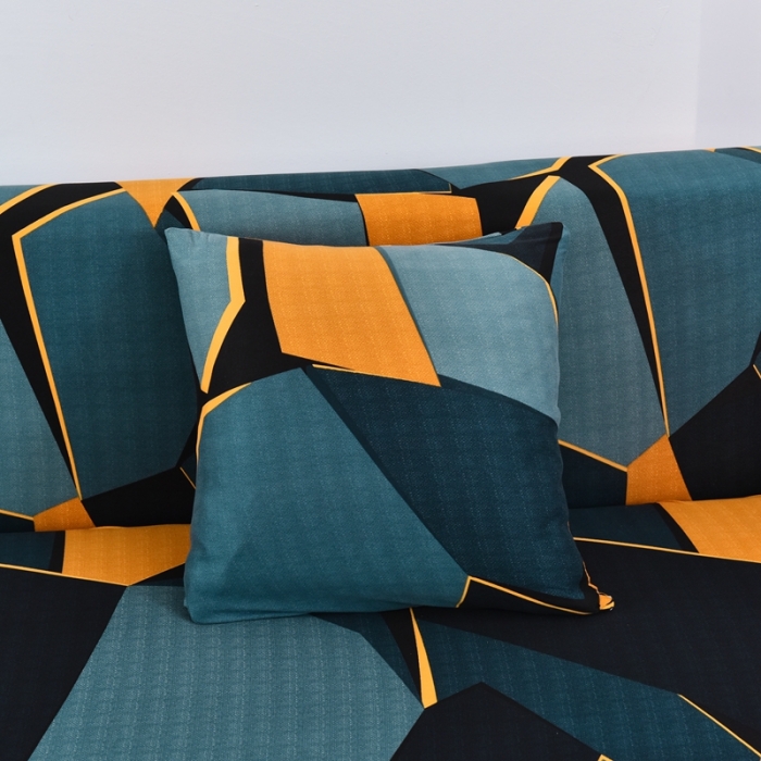 91家纺网 家纺一手货源 找家纺 四季鹿 2023新款牛奶丝组合沙发套 四维空间