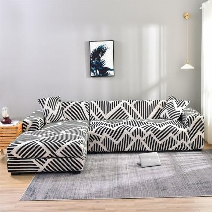 四季鹿 2023新款牛奶丝组合沙发套 沃特