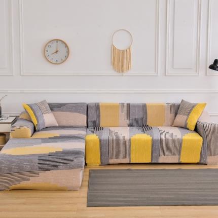 四季鹿 2023新款牛奶丝组合沙发套 雅样