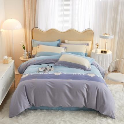 91家纺网 家纺一手货源 找家纺 （总）金纱玉纺家纺 2024新款加厚AB版四件套