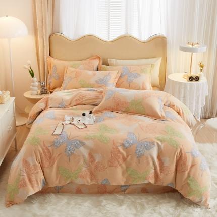 91家纺网 家纺一手货源 找家纺 （总）金纱玉纺家纺 2024新款加厚AB版四件套