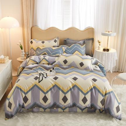 91家纺网 家纺一手货源 找家纺 （总）金纱玉纺家纺 2024新款加厚AB版四件套