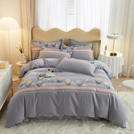 91家纺网 家纺一手货源 找家纺 （总）金纱玉纺家纺 2024新款加厚AB版四件套