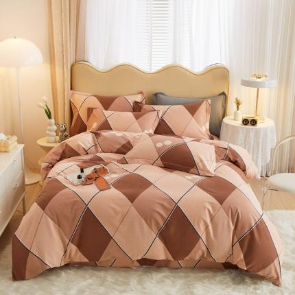 91家纺网 家纺一手货源 找家纺 （总）金纱玉纺家纺 2024新款加厚AB版四件套