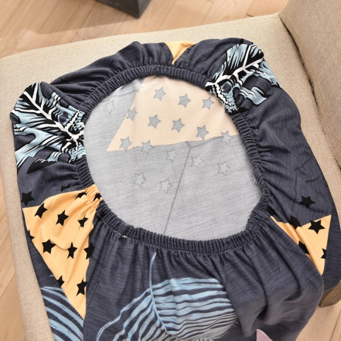 91家纺网 家纺一手货源 找家纺 四季鹿 2023新款牛奶丝椅子套座椅套 拾忆