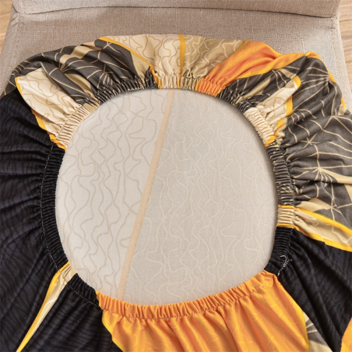 91家纺网 家纺一手货源 找家纺 四季鹿 2023新款牛奶丝椅子套座椅套 纹理