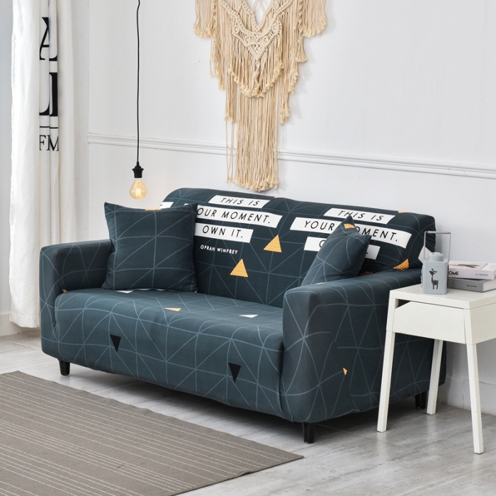 91家纺网 家纺一手货源 找家纺 四季鹿 2023新款牛奶丝沙发套单个沙发 时光