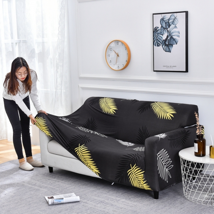 91家纺网 家纺一手货源 找家纺 四季鹿 2023新款牛奶丝沙发套单个沙发 思绪