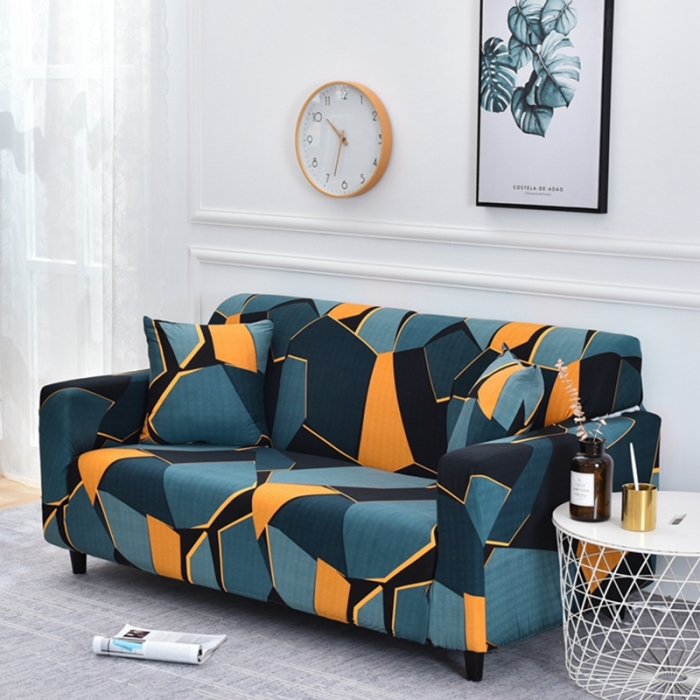 91家纺网 家纺一手货源 找家纺 四季鹿 2023新款牛奶丝沙发套单个沙发 四维空间