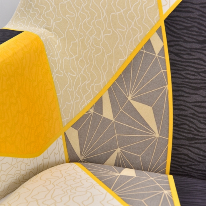 91家纺网 家纺一手货源 找家纺 四季鹿 2023新款牛奶丝沙发套单个沙发 纹理