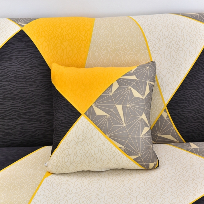 91家纺网 家纺一手货源 找家纺 四季鹿 2023新款牛奶丝沙发套单个沙发 纹理