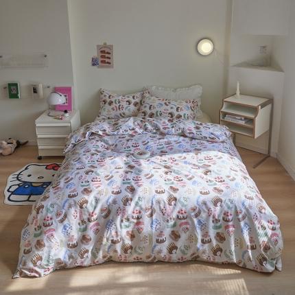 91家纺网 家纺一手货源 找家纺 （总）窝米 2023新款13370全棉卡通风系列四件套