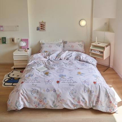 91家纺网 家纺一手货源 找家纺 （总）窝米 2023新款13370全棉卡通风系列四件套