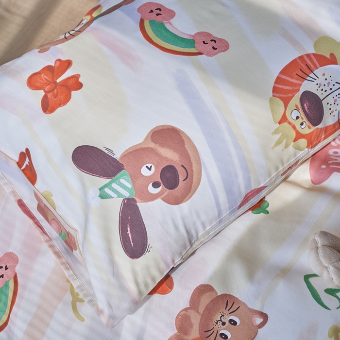 91家纺网 家纺一手货源 找家纺 （总）窝米 2023新款13370全棉卡通风系列四件套