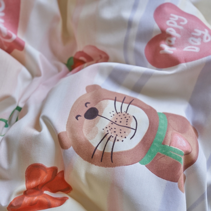 91家纺网 家纺一手货源 找家纺 （总）窝米 2023新款13370全棉卡通风系列四件套