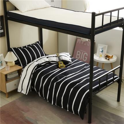 91家纺网 家纺一手货源 找家纺 曼璐家纺 2025芦荟棉学生寝室架子床套件宿舍1.5 简约人生