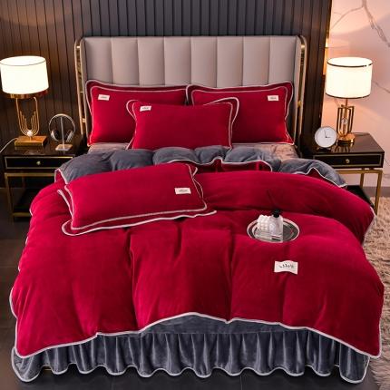 91家纺网 家纺一手货源 找家纺 蜗牛摄影 欧式纯色牛奶绒套件样片