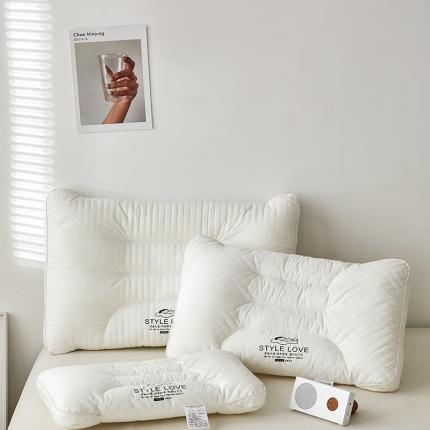 91家纺网 家纺一手货源 找家纺 （总）她喜爱枕芯枕头 2024新款A类全棉淳麻之道亲子枕