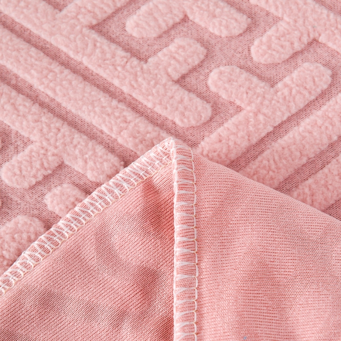 91家纺网 家纺一手货源 找家纺 千彤2023防滑防尘可拆卸水洗机洗全包款沙发套罩沙发笠-韵律系列 粉色