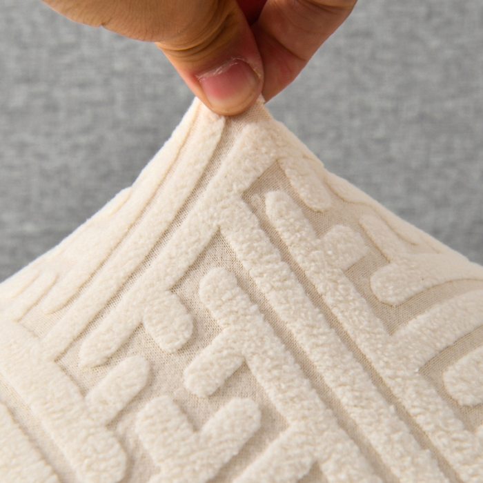 91家纺网 家纺一手货源 找家纺 千彤2023防滑防尘可拆卸水洗机洗全包款沙发套罩沙发笠-韵律系列 米白