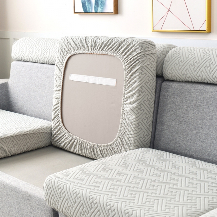 91家纺网 家纺一手货源 找家纺 千彤2023防滑防尘可拆卸水洗机洗全包款沙发套罩沙发笠-韵律系列 银灰