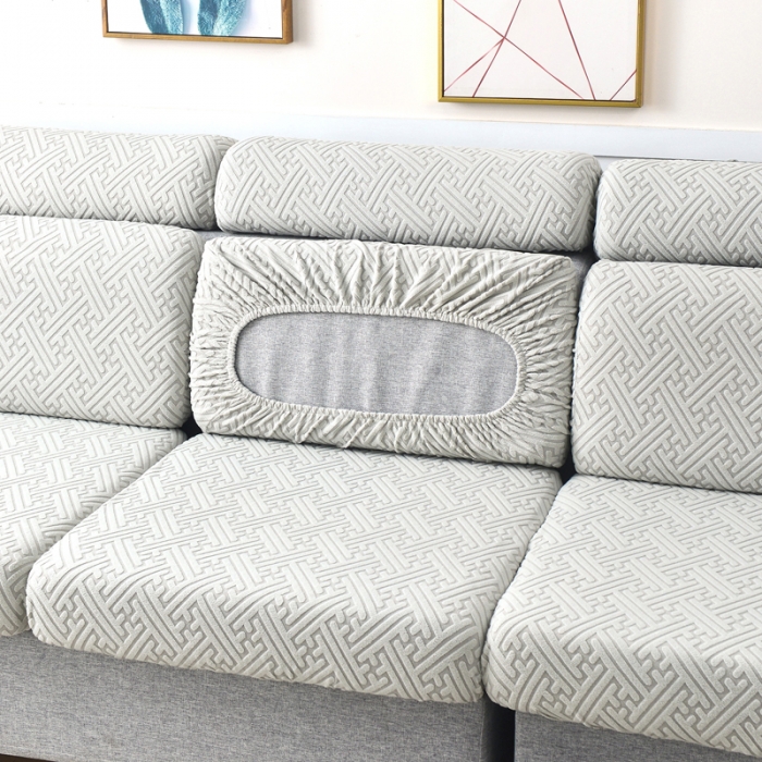 91家纺网 家纺一手货源 找家纺 千彤2023防滑防尘可拆卸水洗机洗全包款沙发套罩沙发笠-韵律系列 银灰