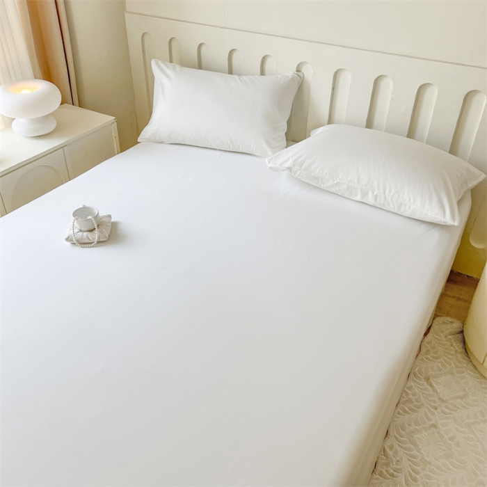 91家纺网 家纺一手货源 找家纺 （总）857家居 2023新款全棉纯色床笠床单