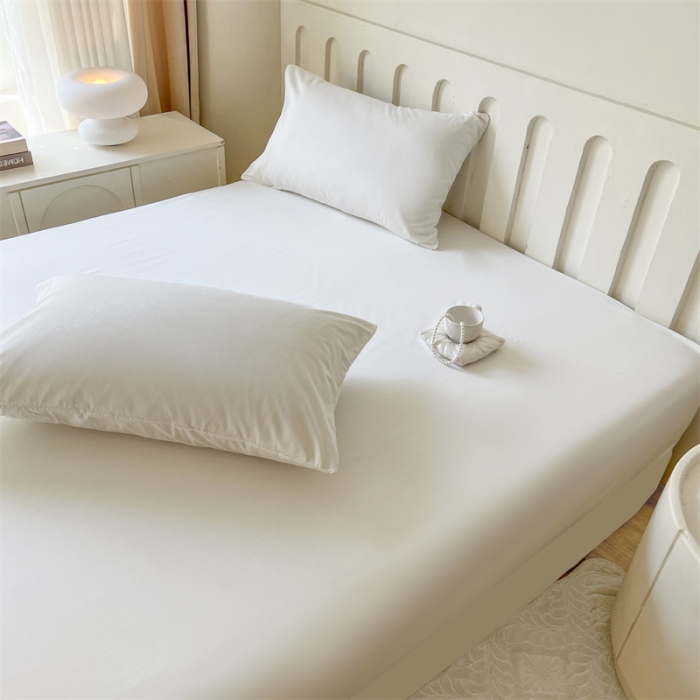 91家纺网 家纺一手货源 找家纺 （总）857家居 2023新款全棉纯色床笠床单