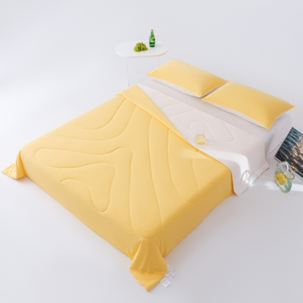 91家纺网 家纺一手货源 找家纺 （总）可恩欣 就是凉-高定即刻凉感夏被 纯色双面锦氨冰感运动瑜伽服材质