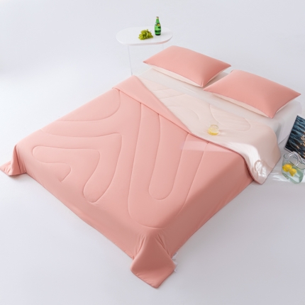 91家纺网 家纺一手货源 找家纺 （总）可恩欣 就是凉-高定即刻凉感夏被 纯色双面锦氨冰感运动瑜伽服材质