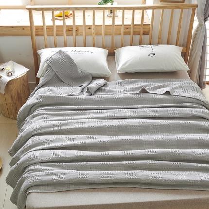 91家纺网 家纺一手货源 找家纺 （总）悦然 2024新款全棉镂空纱布盖毯A类透气毯