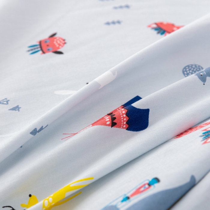 91家纺网 家纺一手货源 找家纺 （总）喜多兔 2023新款40S纯棉印花抗菌床垫